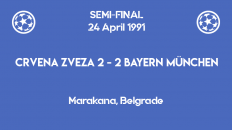UCL 1991 - semifinal - second leg - Crvena Zvezda Bayern