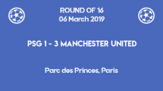PSG out of Champions League 2019 after 1-3 defeat against Manchester United