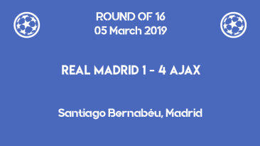 Ajax qualified for the quarter-finals of Champions League 2019 after a stunning 4-1 victory against Real Madrid