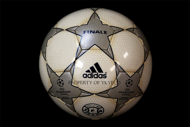 First Adidas Finale Ball used for The Champions League 2001-2002 season
