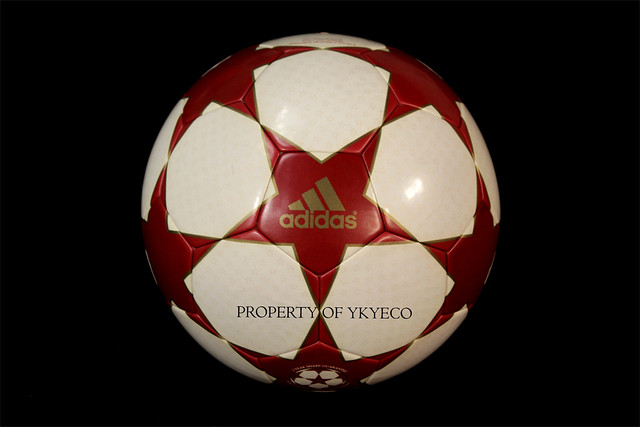 The Adidas Finale 4 Ball used during The Champions League 2004-2005 season