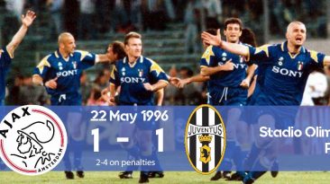 Watch how Juventus won the Champions League 1996 final against Ajax