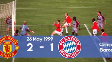 Watch how Manchester United won the Champions League 1999 final against Bayern Munich in the last minute