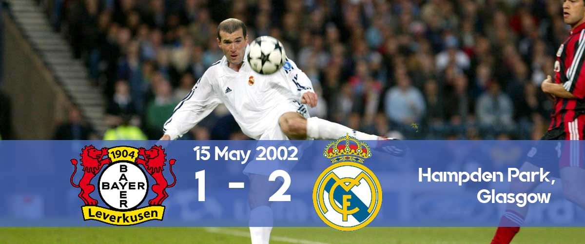 Watch how Real Madrid won the Champions League 2002 final and Zinedine Zidane golazo