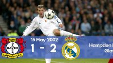 Watch how Real Madrid won the Champions League 2002 final and Zinedine Zidane golazo