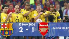 Barcelona won the Champions League 2006 final against Arsenal