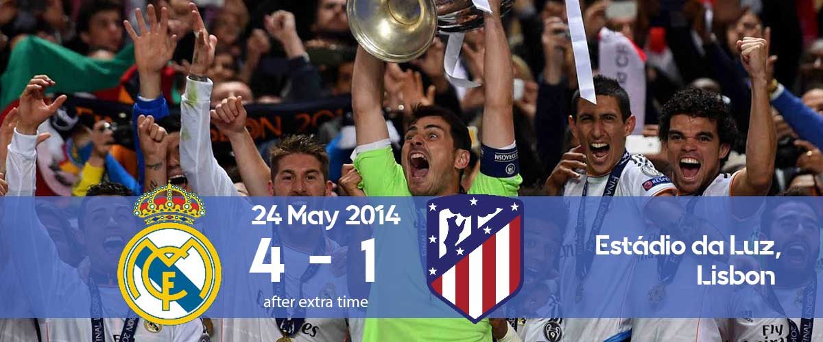 Watch how Real Madrid won the Champions League 2014 final against Atletico Madrid