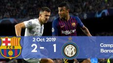Barcelona 2-1 Inter Champions League 2019/2020 group stage