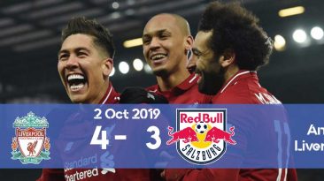 Liverpool 4-3 RB Salzburg Champions League 2019/2020 group stage